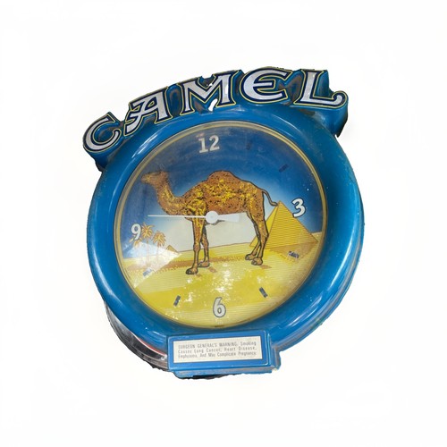 Vintage camel cigarette clock - vintage,